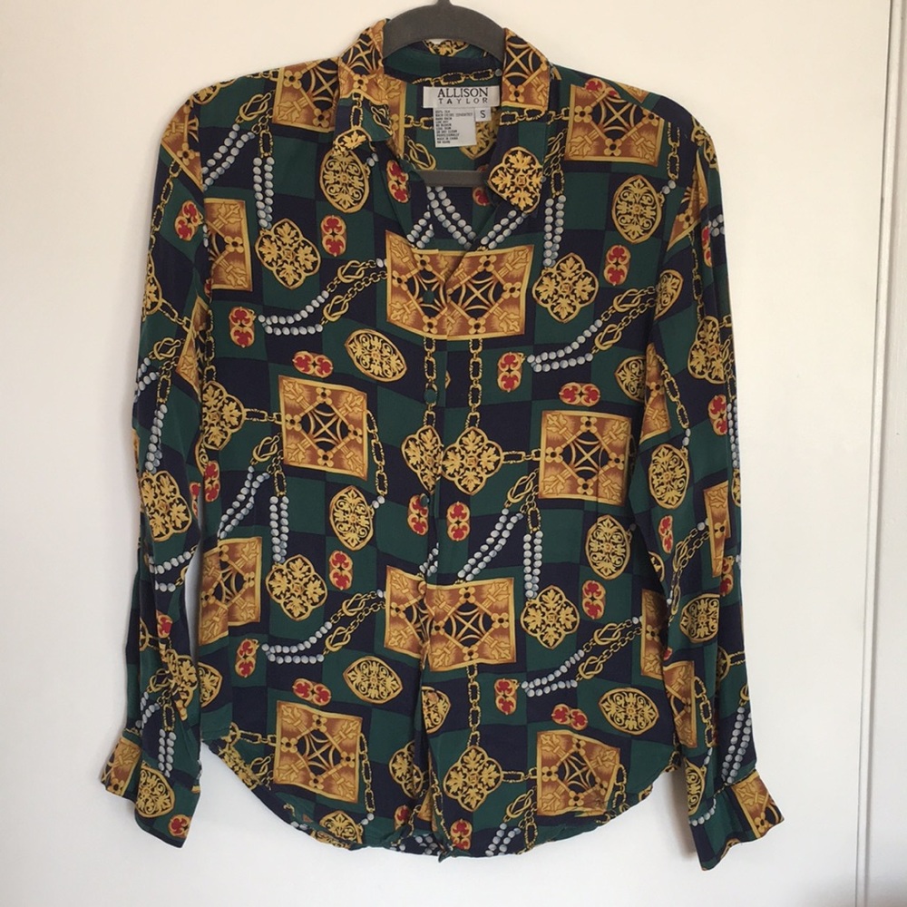 Vintage Allison Taylor Silk Blouse